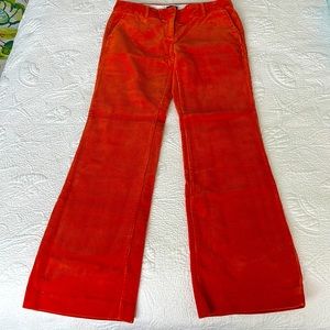 J. Crew low rise boot cut corduroy pants